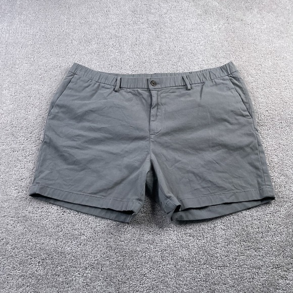 Bearbottom Shorts Mens 2XL XXL 5.5" Inseam Grey Elastic Waist Cotton Blend - Picture 1 of 10